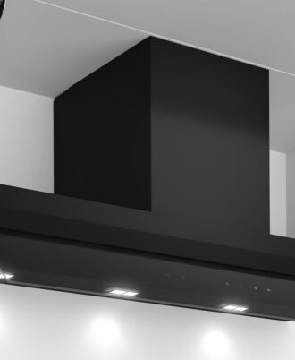 Campana integrable Bosch DBB67AM60, Cristal negro, 60 cm, 460 m³/h, B