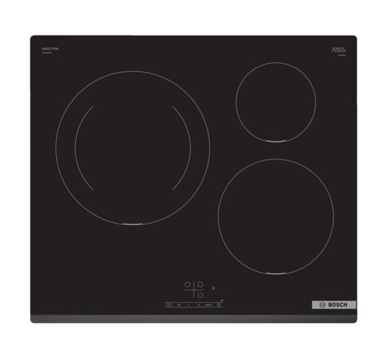 Placa de inducción 60 cm 3 zonas de cocinado